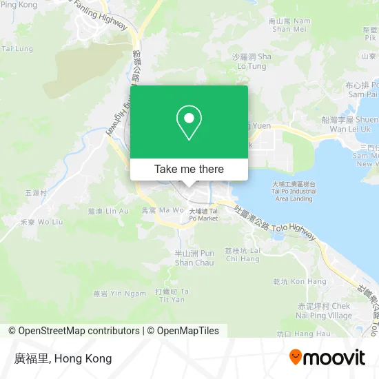廣福里地圖