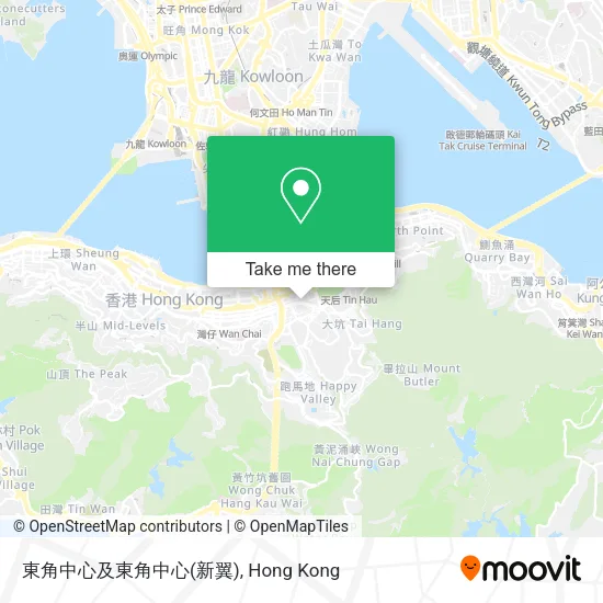 東角中心及東角中心(新翼)地圖