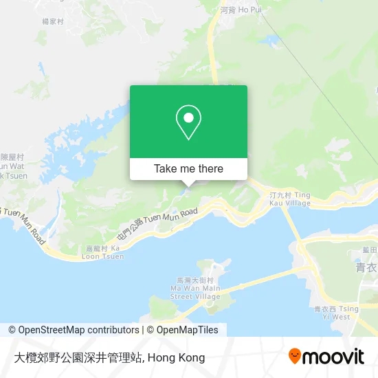 大欖郊野公園深井管理站 map