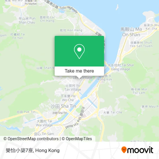 樂怡小築7座地圖