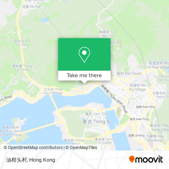 油柑头村 map