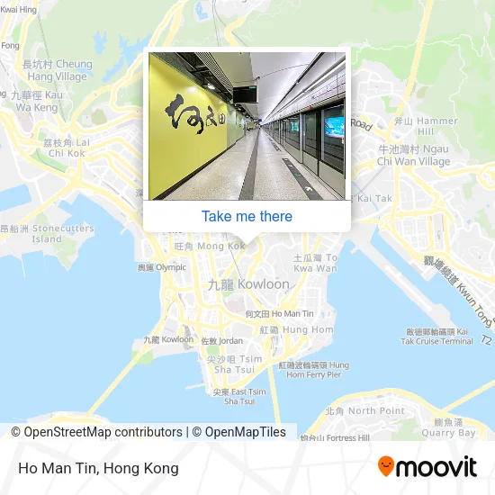 Ho Man Tin map