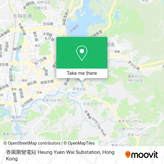 香園圍變電站 Heung Yuen Wai Substation map