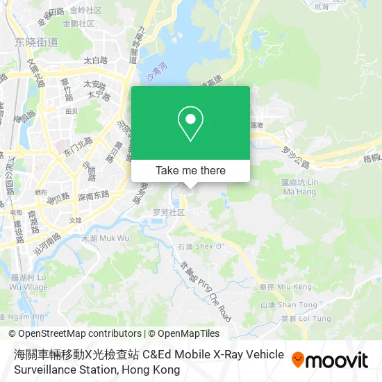 海關車輛移動X光檢查站 C&Ed Mobile X-Ray Vehicle Surveillance Station map