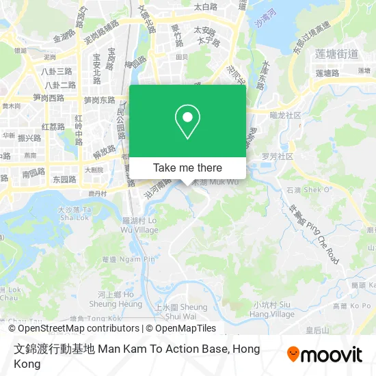 文錦渡行動基地 Man Kam To Action Base地圖