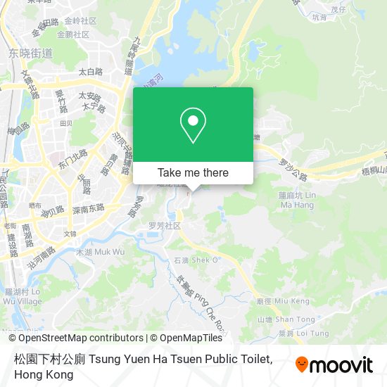 松園下村公廁 Tsung Yuen Ha Tsuen Public Toilet map