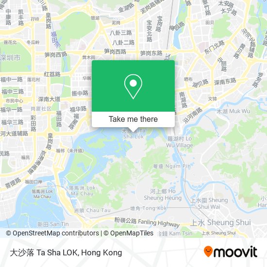 大沙落 Ta Sha LOK map