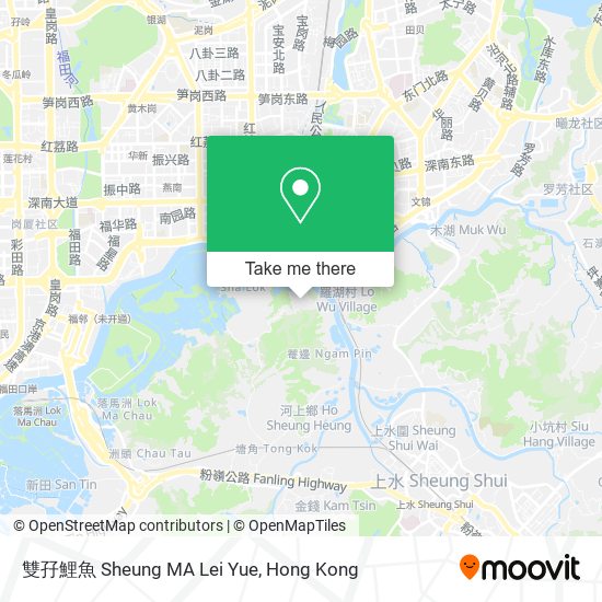 雙孖鯉魚 Sheung MA Lei Yue地圖