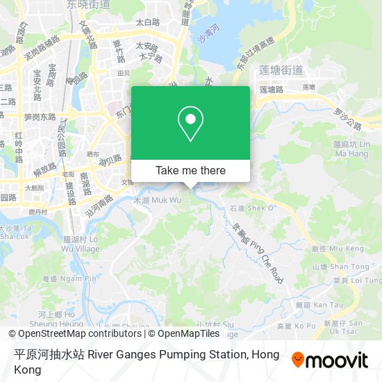 平原河抽水站 River Ganges Pumping Station地圖