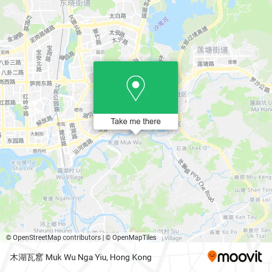 木湖瓦窰 Muk Wu Nga Yiu map