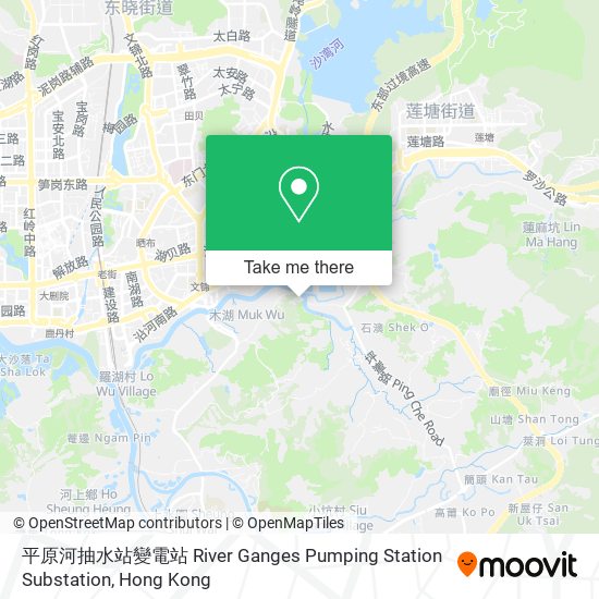 平原河抽水站變電站 River Ganges Pumping Station Substation map