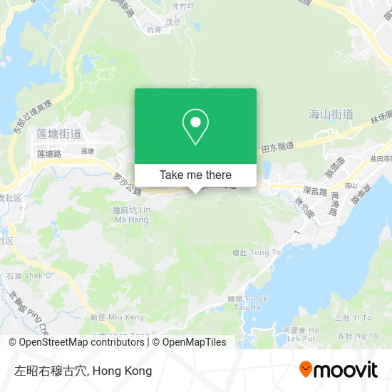 左昭右穆古穴 map