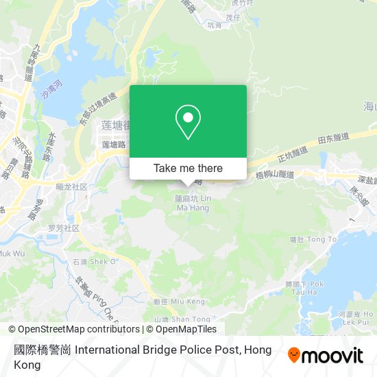 國際橋警崗 International Bridge Police Post地圖