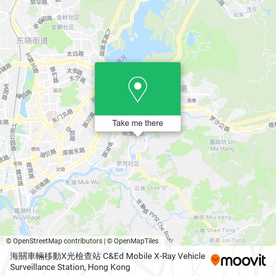 海關車輛移動X光檢查站 C&Ed Mobile X-Ray Vehicle Surveillance Station地圖