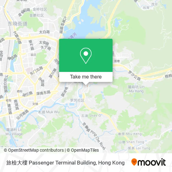 旅檢大樓 Passenger Terminal Building地圖