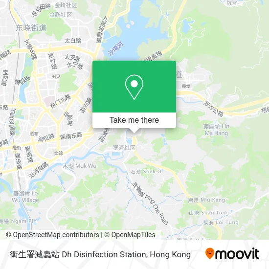 衛生署滅蟲站 Dh Disinfection Station map