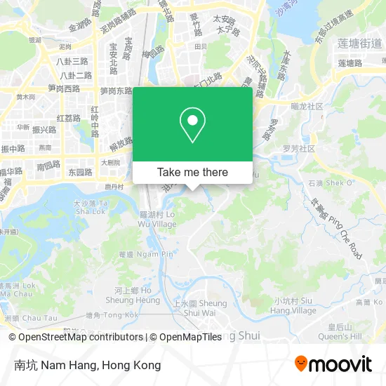 南坑 Nam Hang map