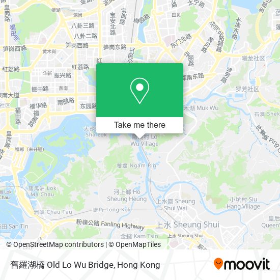 舊羅湖橋 Old Lo Wu Bridge map