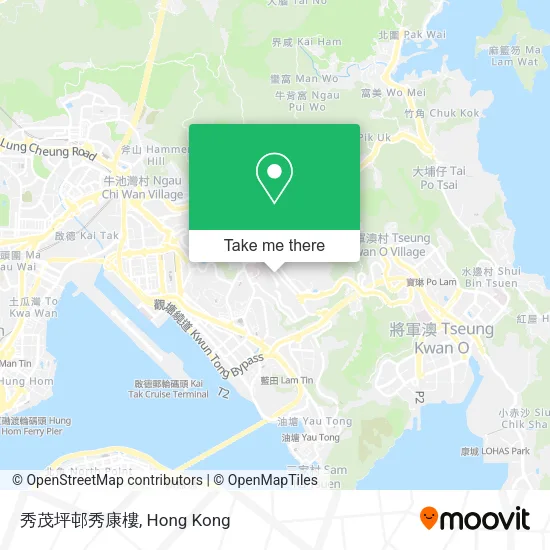 秀茂坪邨秀康樓地圖
