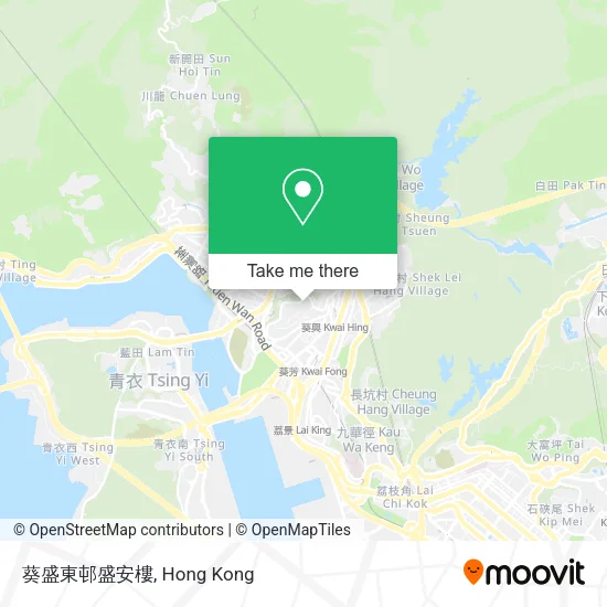 葵盛東邨盛安樓地圖