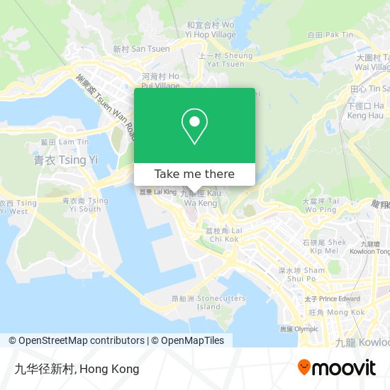 九华径新村地圖