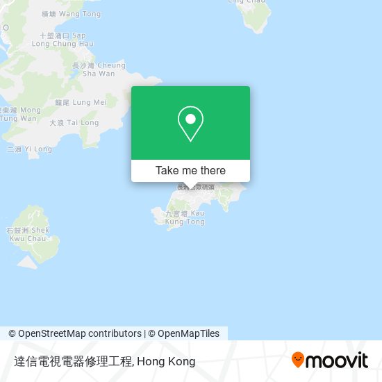 達信電視電器修理工程 map