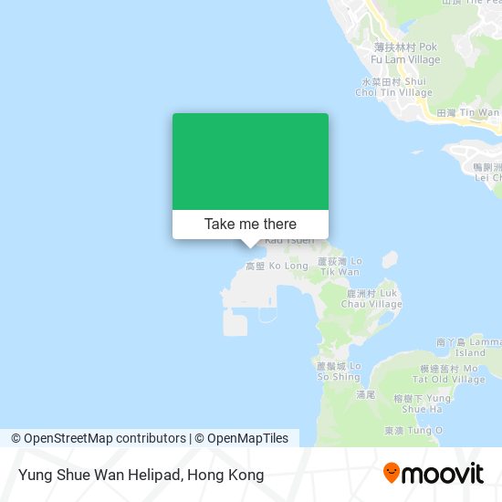 Yung Shue Wan Helipad map