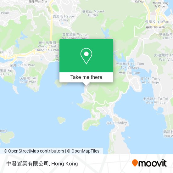 中發置業有限公司 map