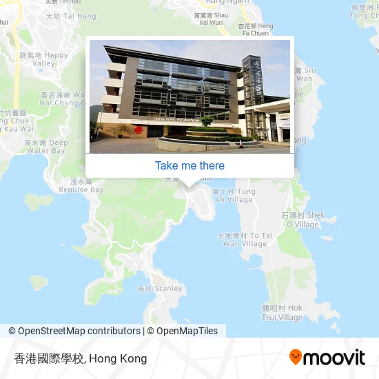 香港國際學校地圖