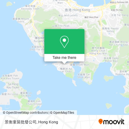 景衡童裝批發公司 map