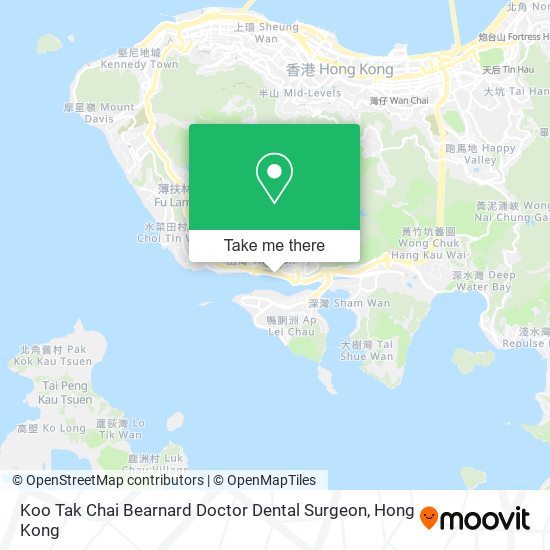 Koo Tak Chai Bearnard Doctor Dental Surgeon map