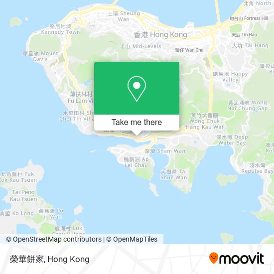 榮華餅家地圖