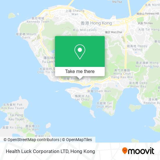 Health Luck Corporation LTD map