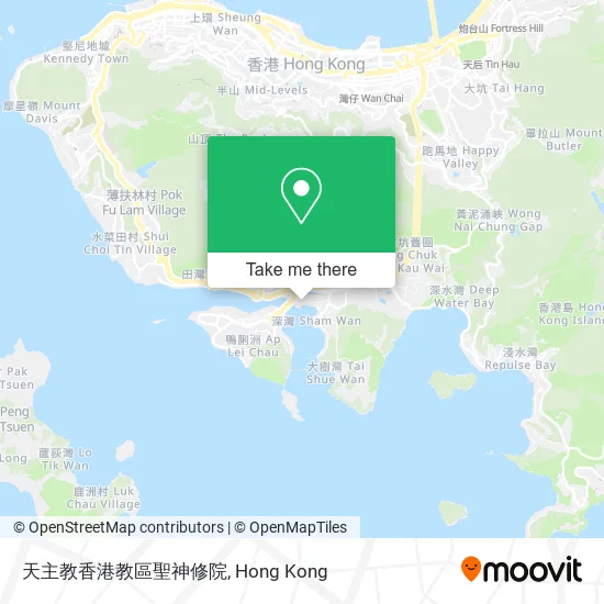天主教香港教區聖神修院 map