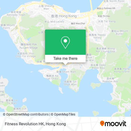 Fitness Revolution HK map