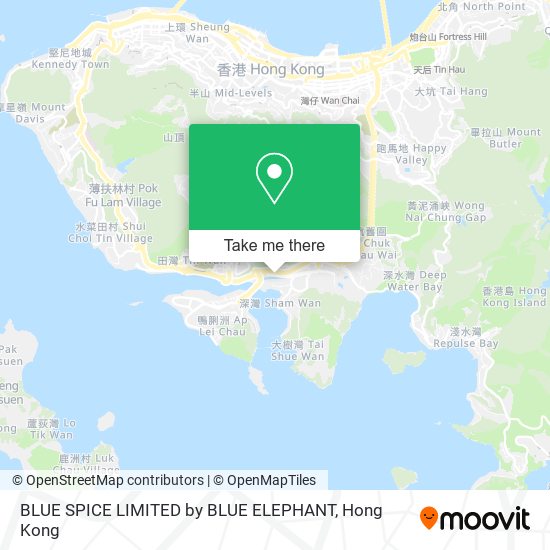 BLUE SPICE LIMITED by BLUE ELEPHANT map