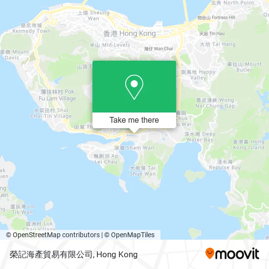 榮記海產貿易有限公司地圖