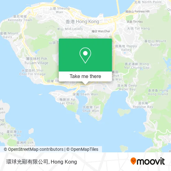 環球光顯有限公司地圖