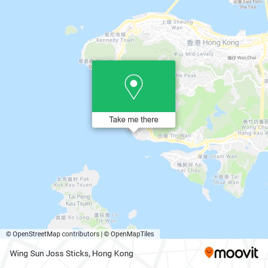 Wing Sun Joss Sticks map