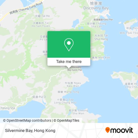 Silvermine Bay map