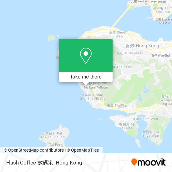 Flash Coffee-數碼港 map