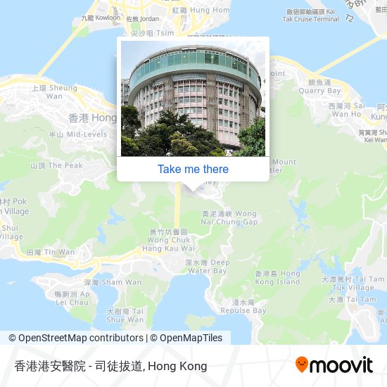 香港港安醫院 - 司徒拔道 map