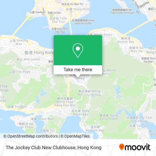 The Jockey Club New Clubhouse map