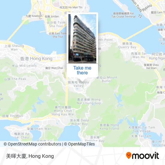 美暉大廈地圖