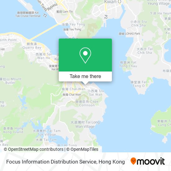 Focus Information Distribution Service map