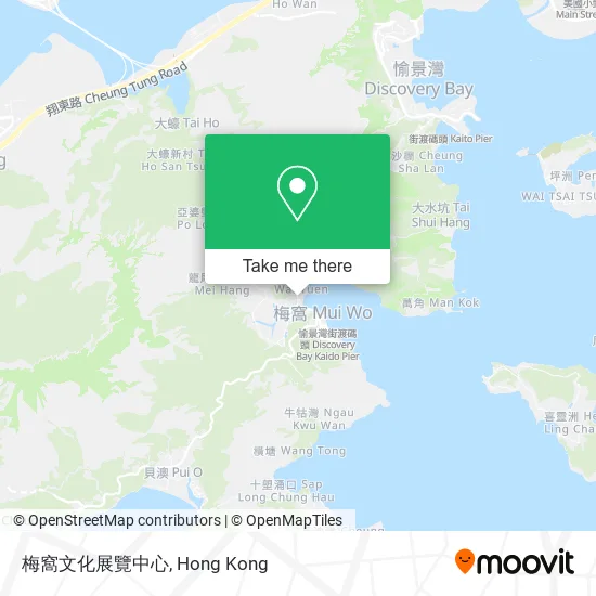 梅窩文化展覽中心地圖