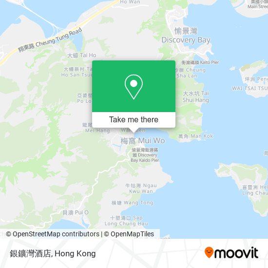 銀鑛灣酒店 map