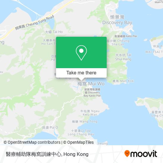 醫療輔助隊梅窩訓練中心 map