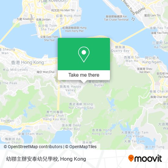 幼聯主辦安泰幼兒學校地圖