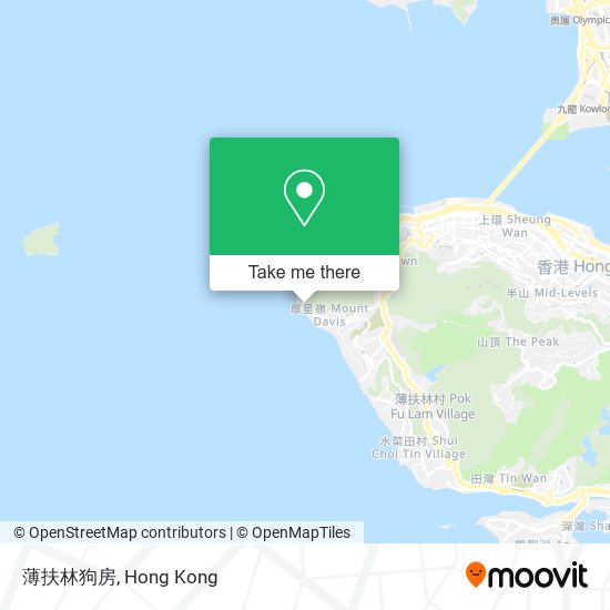 薄扶林狗房地圖